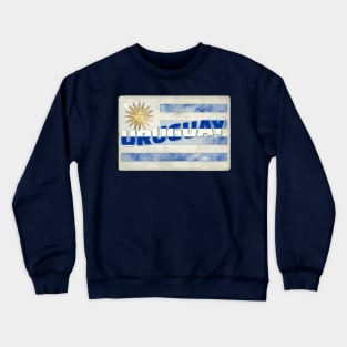 Uruguay vintage style retro souvenir Crewneck Sweatshirt